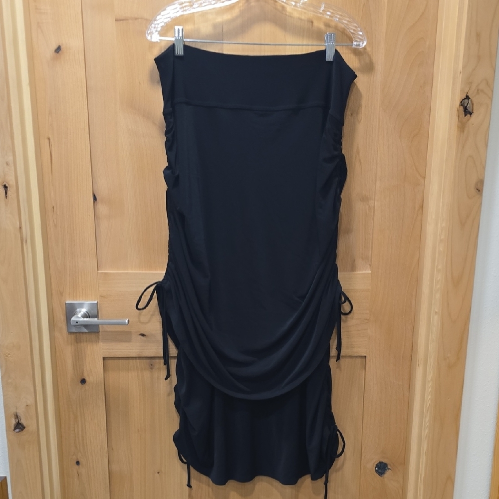 Sympli Ruched Dbl Layer Skirt Sz 14